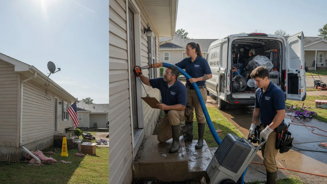 Ceiling Water Damage Restoration in Hermitage, MO near me